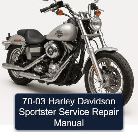 70-03 Harley Davidson Sportster Service Repair Manual