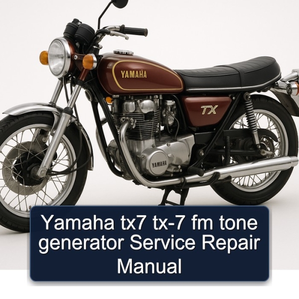 Yamaha tx7 tx-7 fm tone generator Service Repair Manual