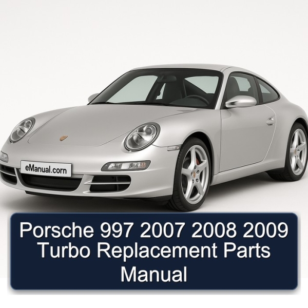 Porsche 997 2007 2008 2009 Turbo Replacement Parts Manual