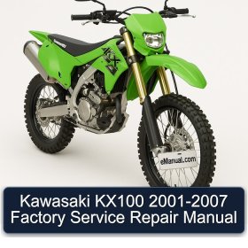 Kawasaki KX100 2001-2007 Factory Service Repair Manual