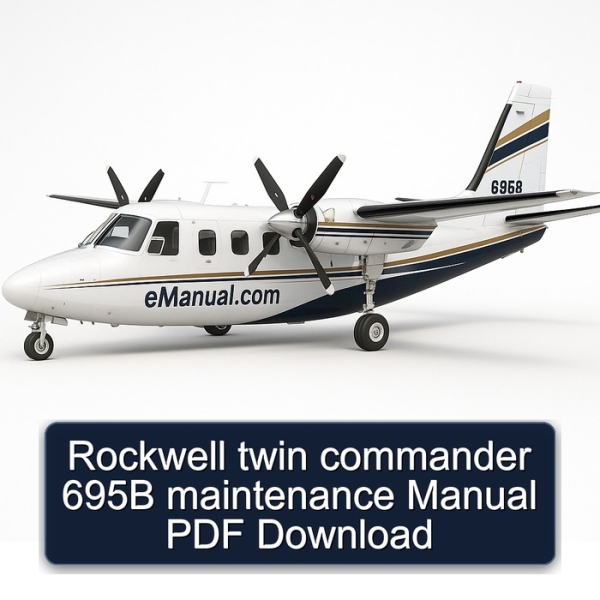 Rockwell twin commander 695B maintenance Manual PDF Download
