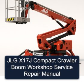 JLG X17J Compact Crawler Boom Workshop Service Repair Manual