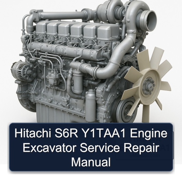 Hitachi S6R Y1TAA1 Engine Excavator Service Repair Manual
