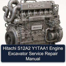 Hitachi S12A2 Y1TAA1 Engine Excavator Service Repair Manual