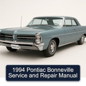 1994 Pontiac Bonneville Manual de servicio y reparación