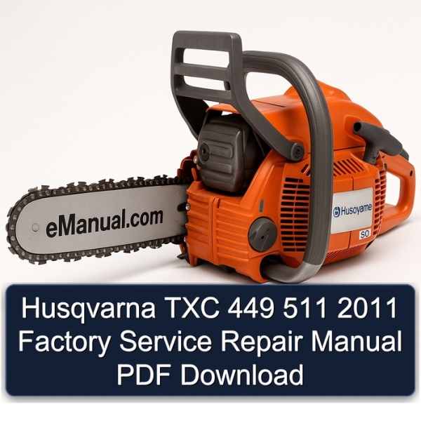 Husqvarna TXC 449 511 2011 Factory Service Repair Manual PDF Download