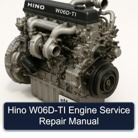 Hino W06D-TI Engine Service Repair Manual