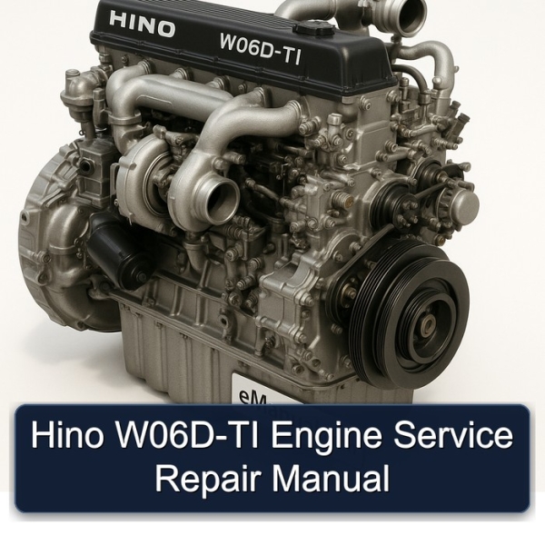 Hino W06D-TI Engine Service Repair Manual