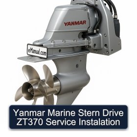 Yanmar Marine Stern Drive ZT370 Service Instalation