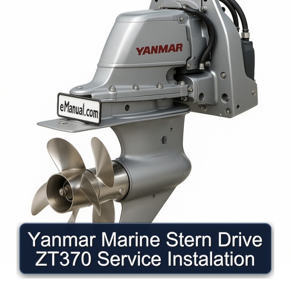 Yanmar Marine Stern Drive ZT370 Service Instalation