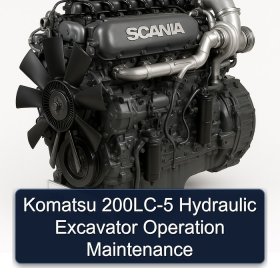 Komatsu 200LC-5 Hydraulic Excavator Operation Maintenance