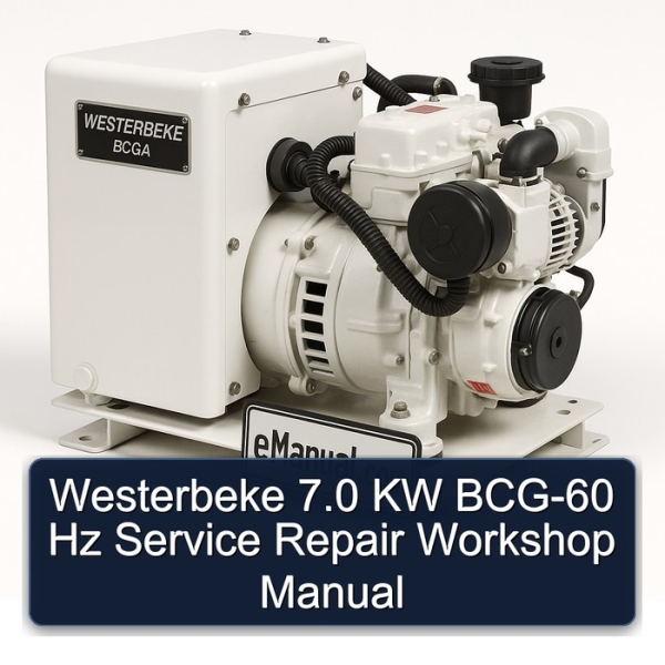 Westerbeke 7.0 KW BCG-60 Hz Service Repair Workshop Manual