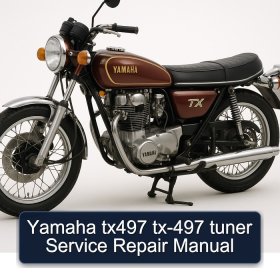 Yamaha tx497 tx-497 tuner Service Repair Manual