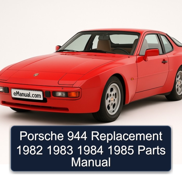Porsche 944 Replacement 1982 1983 1984 1985 Parts Manual