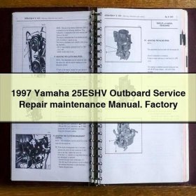 1997 Yamaha 25ESHV Outboard Service Repair maintenance Manual. Factory