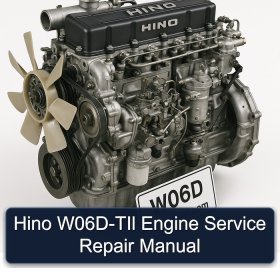 Hino W06D-TIl Engine Service Repair Manual