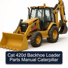 Cat 420d Backhoe Loader Parts Manual Caterpillar
