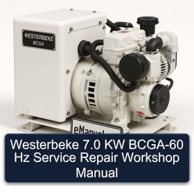Westerbeke 7.0 KW BCGA-60 Hz Service Repair Workshop Manual