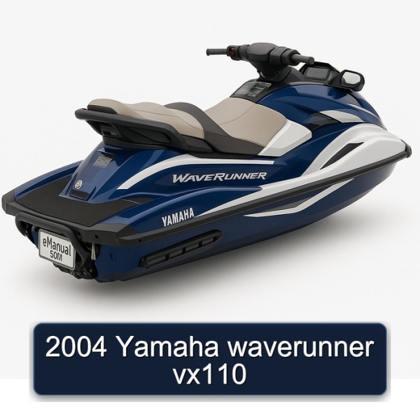 2004 Yamaha waverunner vx110