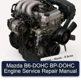 Mazda B6-DOHC BP-DOHC Engine Service Repair Manual