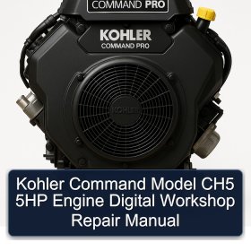 Kohler Command Model CH5 5HP Engine Digital Workshop Repair Manual