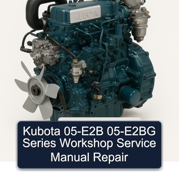 Kubota 05-E2B 05-E2BG Series Workshop Service Manual Repair