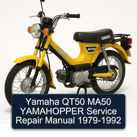 Yamaha QT50 MA50 YAMAHOPPER Service Repair Manual 1979-1992