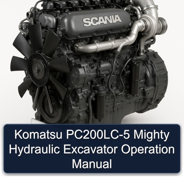 Komatsu PC200LC-5 Mighty Hydraulic Excavator Operation Manual