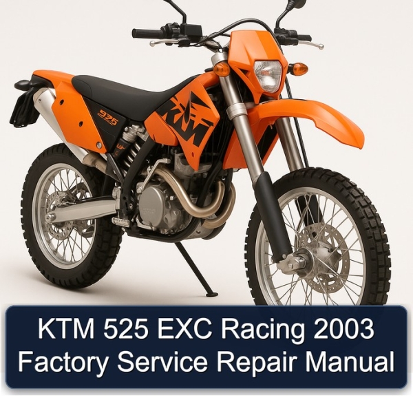KTM 525 EXC Racing 2003 Factory Service Repair Manual