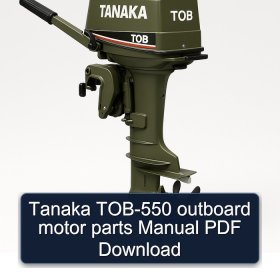 Tanaka TOB-550 outboard motor parts Manual PDF Download