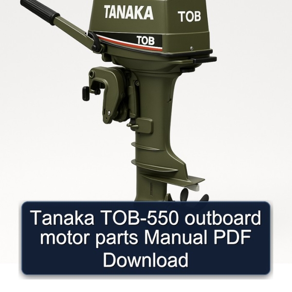 Tanaka TOB-550 outboard motor parts Manual PDF Download
