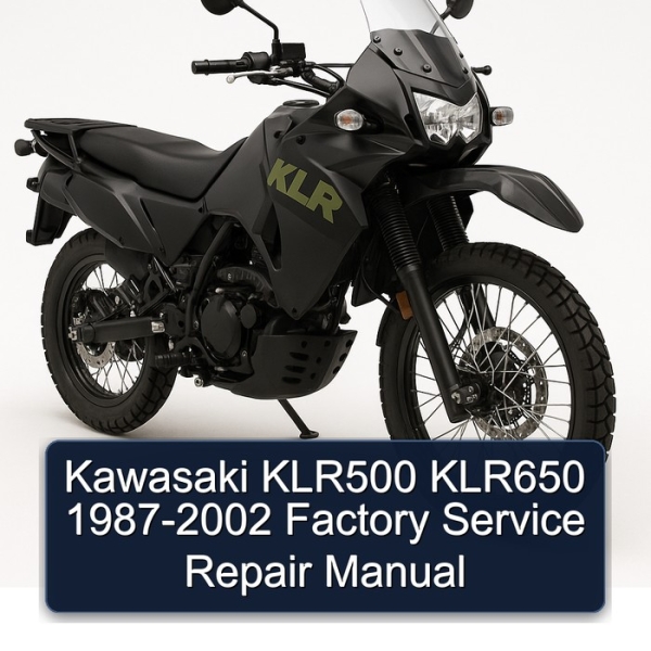 Kawasaki KLR500 KLR650 1987-2002 Factory Service Repair Manual