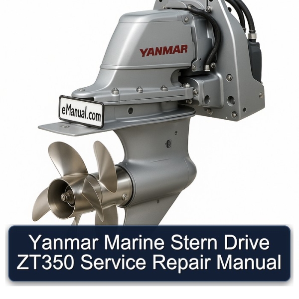 Yanmar Marine Stern Drive ZT350 Service Repair Manual