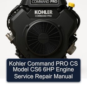 Kohler Command PRO CS6 6 PS Motor Service- und Reparaturhandbuch