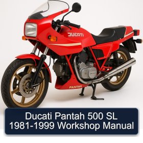 Ducati Pantah 500 SL 1981-1999 Workshop Manual