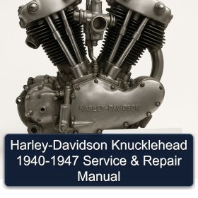 Harley-Davidson Knucklehead 1940-1947 Service & Repair Manual