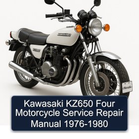 Kawasaki KZ650 Four Motorcycle Service Repair Manual 1976-1980