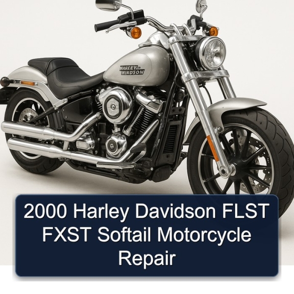 2000 Harley Davidson FLST FXST Softail Motorcycle Repair