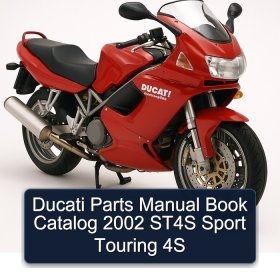 Ducati Parts Manual Book Catalog 2002 ST4S Sport Touring 4S