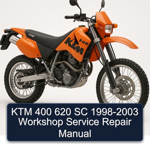KTM 400 620 SC 1998-2003 Workshop Service Repair Manual