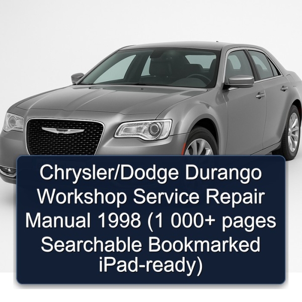 Chrysler/Dodge Durango Workshop Service Repair Manual 1998 (1 000+ pages Searchable Bookmarked iPad-ready)