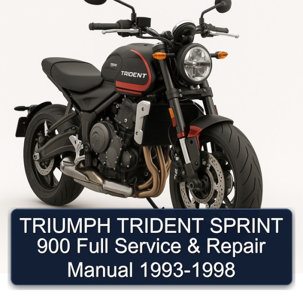 TRIUMPH TRIDENT SPRINT 900 Full Service & Repair Manual 1993-1998