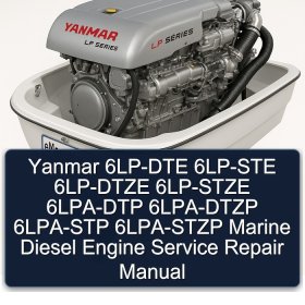 Yanmar 6LP-DTE 6LP-STE 6LP-DTZE 6LP-STZE 6LPA-DTP 6LPA-DTZP 6LPA-STP 6LPA-STZP Marine Diesel Engine Service Repair Manual