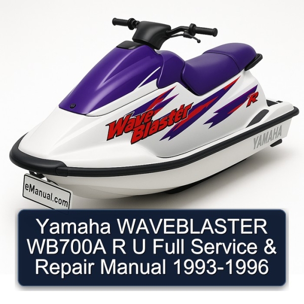 Yamaha WAVEBLASTER WB700A R U Full Service & Repair Manual 1993-1996