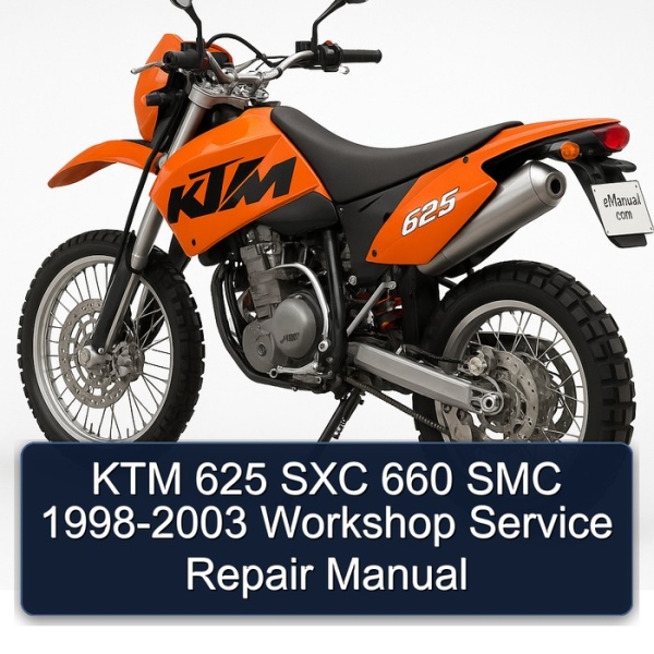 KTM 625 SXC 660 SMC 1998-2003 Workshop Service Repair Manual