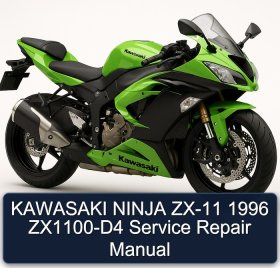 KAWASAKI NINJA ZX-11 1996 ZX1100-D4 Service Repair Manual