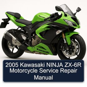 2005 Kawasaki NINJA ZX-6R Motorcycle Service Repair Manual