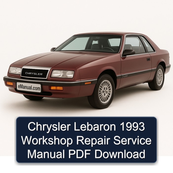 Chrysler Lebaron 1993 Workshop Repair Service Manual PDF Download