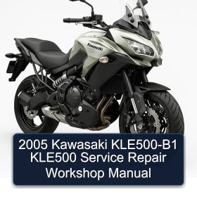 2005 Kawasaki KLE500-B1 KLE500 Service Repair Workshop Manual