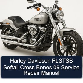 Harley Davidson FLSTSB Softail Cross Bones 09 Service Repair Manual